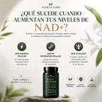 NMN Avanzado - Fórmula Completa NAD+ para Rejuvenecimiento Celular, Claridad Mental y Longevidad